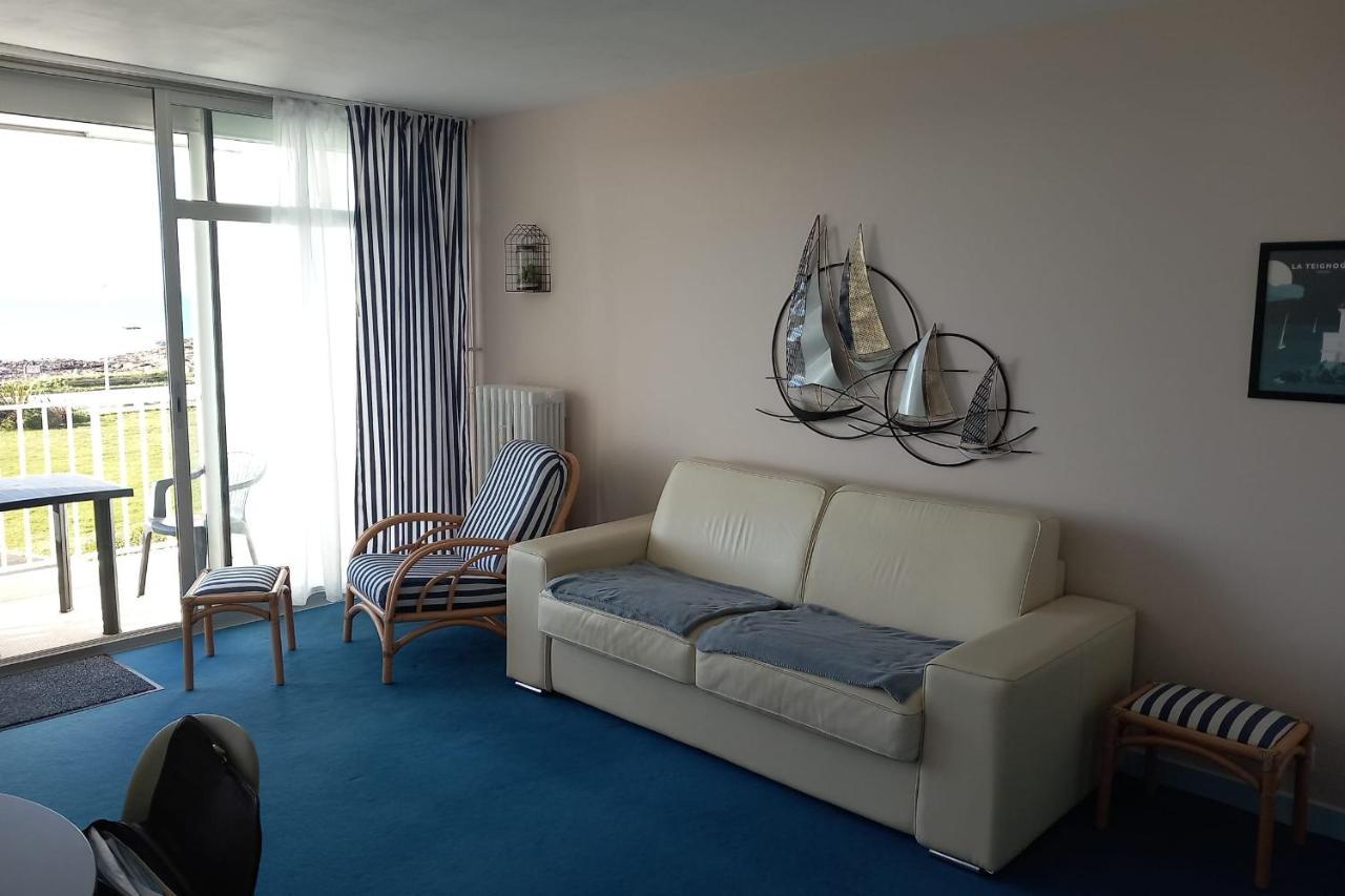 Grand Studio Vue Mer Dans Residence Des 3 Iles Pres De La Thalasso Quiberon Esterno foto