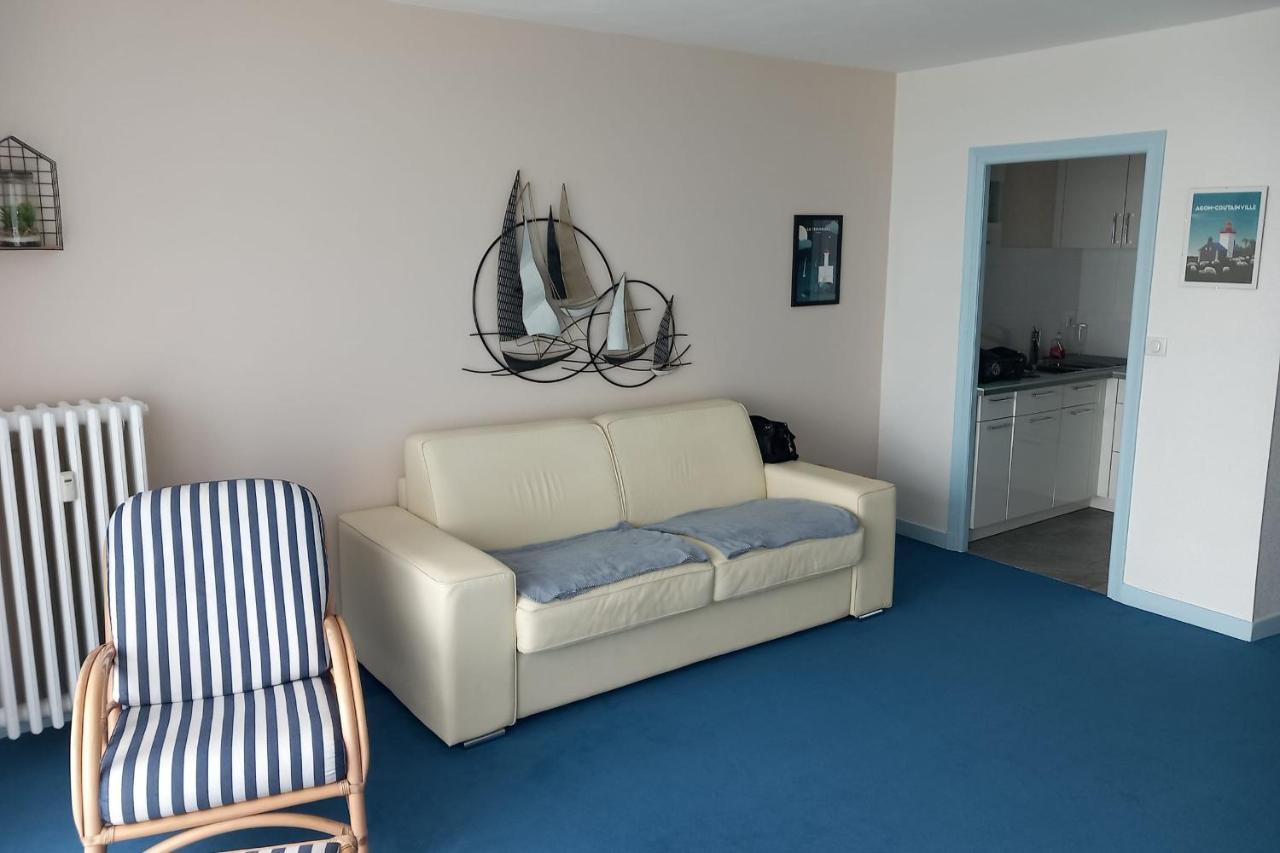 Grand Studio Vue Mer Dans Residence Des 3 Iles Pres De La Thalasso Quiberon Esterno foto